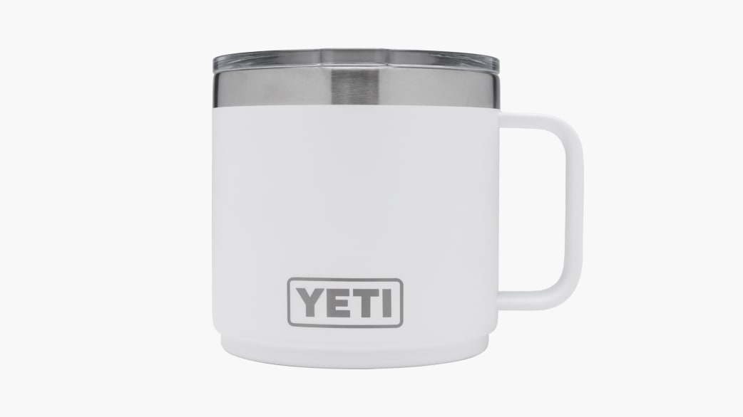YETI Rambler - 14oz Mug - White | Rogue Fitness